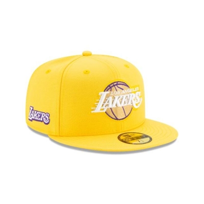 Los Angeles Lakers Gorra | New Era 2019 NBA Authentics City Series Alt 59fifty Fitted Cap Mexico - Amarillos